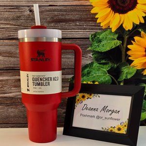 LAVA - 40oz. Stanley The Quencher H2.0 Flowstate Tumbler ❤️❤️🌻